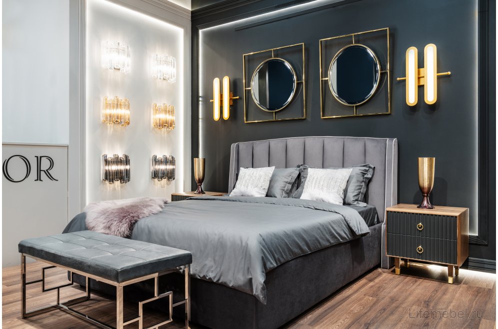 Зеркало Шенон-5 золото