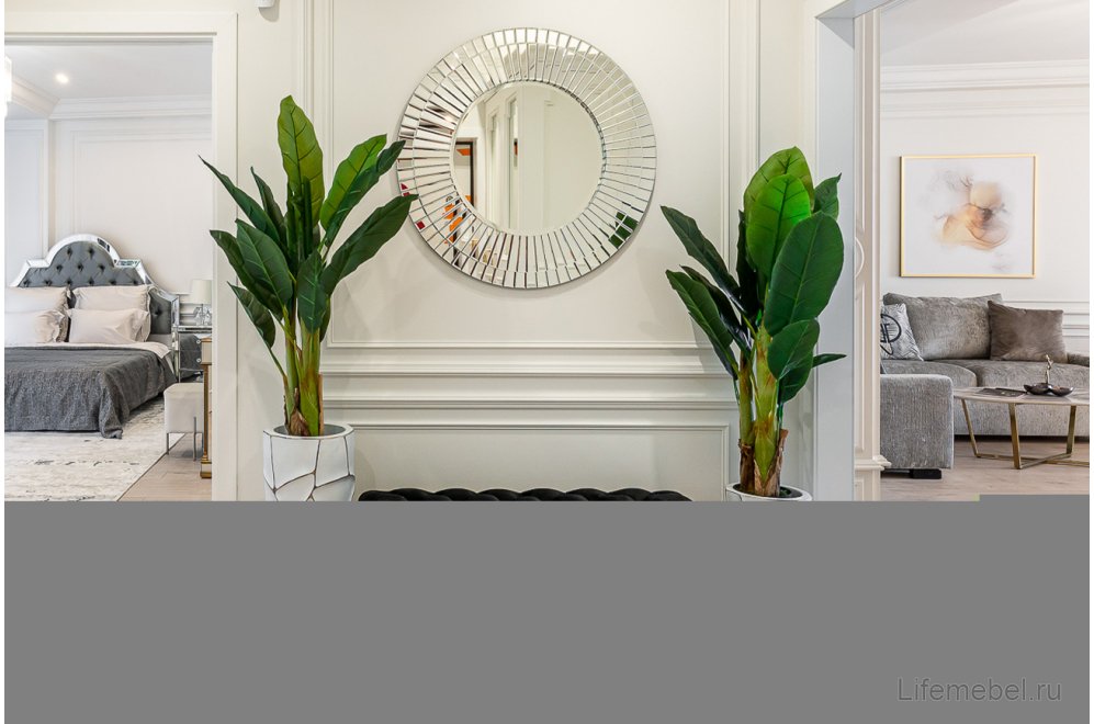 Зеркало Сноу-2 белое