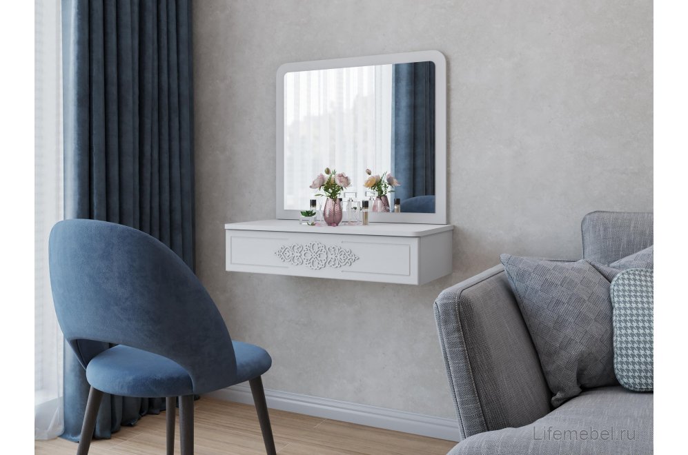 Зеркало ТН-30 белый структурный