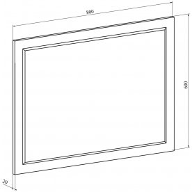 Зеркало Виктория ВИ-18