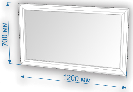 Зеркало ЗР-120 кофе
