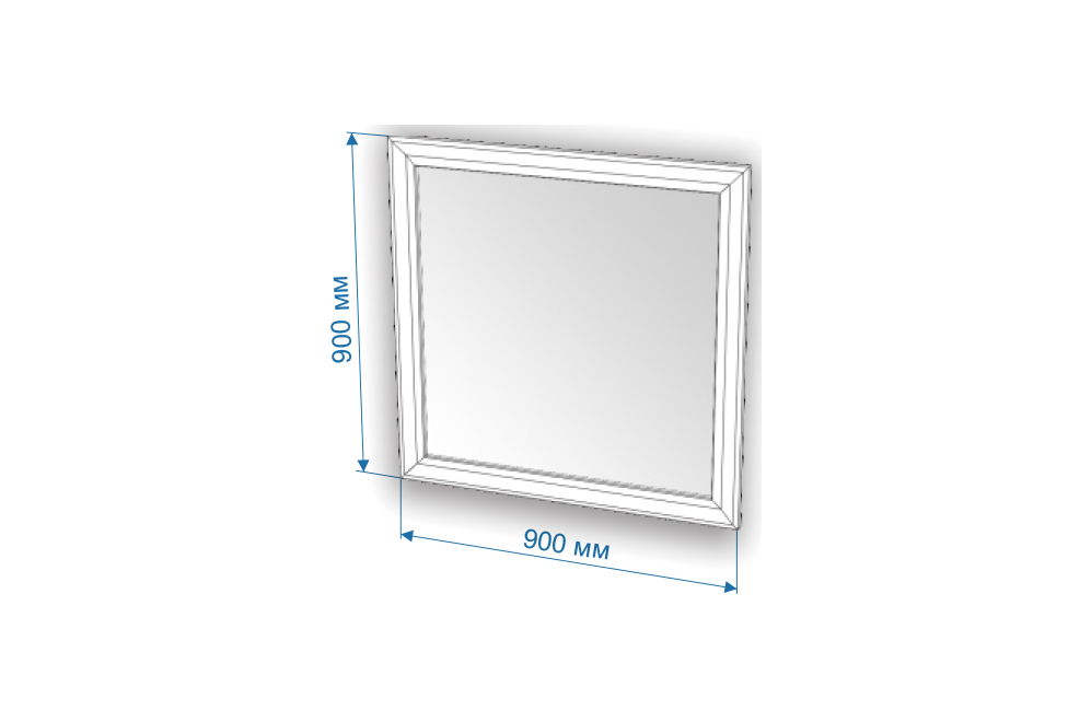 Зеркало ЗР-90 крем