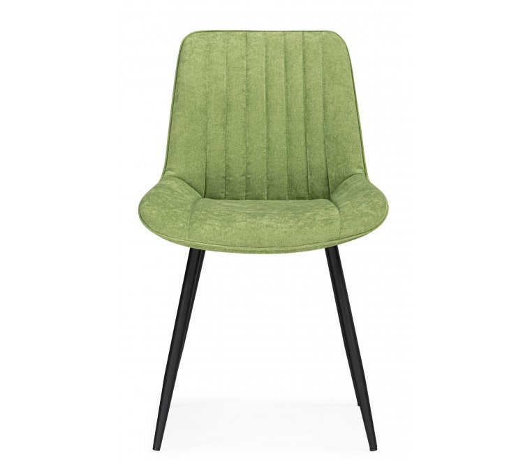 Стул на металлокаркасе Седа К velvet lux 76 / черный