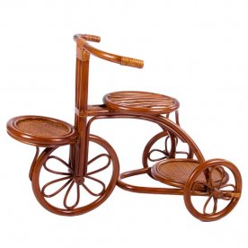 Подставка для цветов Bicycle Planter / коньяк