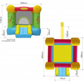 Батут надувной Perfetto Sport Avventure in Africa PS-501