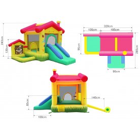 Батут надувной Perfetto Sport Casa per amici PS-504