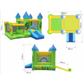 Батут надувной Perfetto Sport La mia foresta PS-503