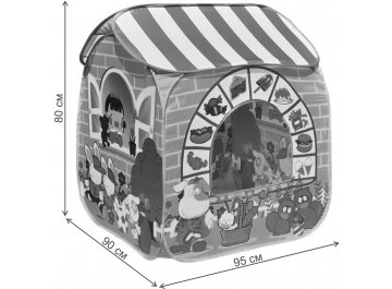 Тканевый домик для детей Детский магазин CBH-32 синий