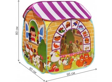 Домик для детей из ткани Детский магазин CBH-32 жёлтый