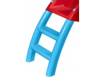 Пластиковая горка Kids 608 красный / голубой