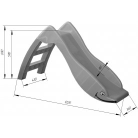 Горка Kids Дельфин 307