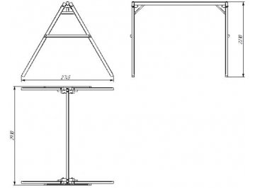 Детские круглые качели Можга P911-5