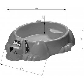 Песочница Sheffilton Kids Собачка 373