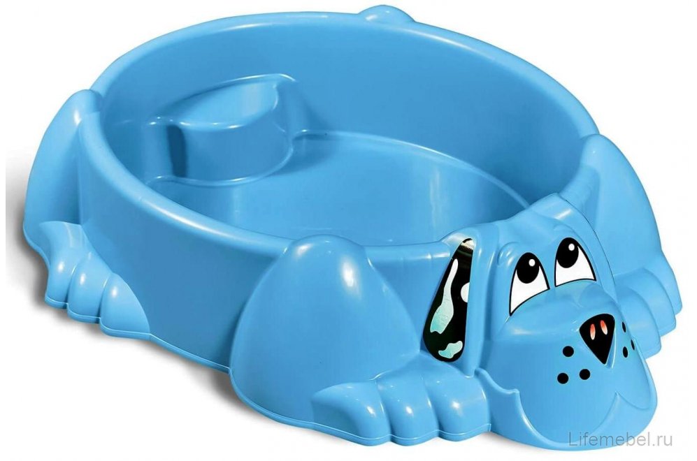 Песочница Sheffilton Kids Собачка 432 голубой / желтый