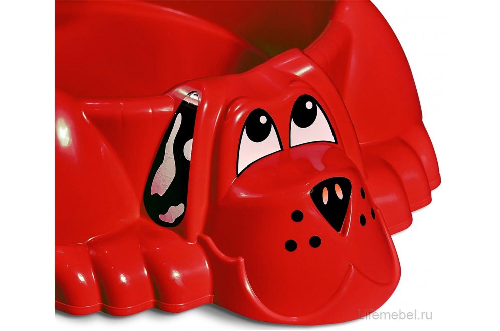 Песочница Sheffilton Kids Собачка 432 красный / желтый