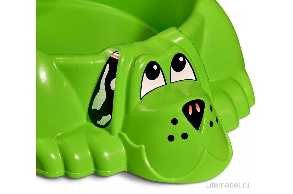 Песочница Sheffilton Kids Собачка 432 зеленый / голубой