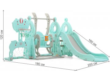 Пластиковая детская площадка Маяк PS-051-М ментол