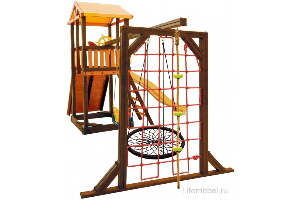 Детская площадка Pitigliano-11 паутина качели