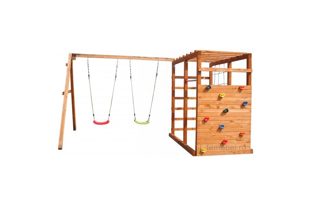 Детский спортивный комплекс Можга красная звезда Р929-Р912 с качелями