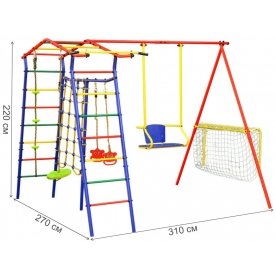 Детский спортивный комплекс ДСК Игромания-4 Динамика дачный КМС-404