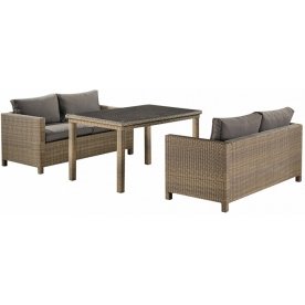 Комплект для отдыха из ротанга T256B/S59B-W65