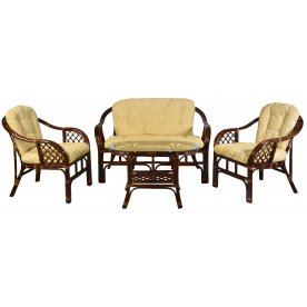 Комплект для отдыха Markos 3+1 браун