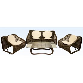 Комплект для отдыха Sving 3+1 браун