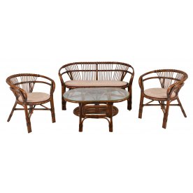 Комплект для отдыха Virginiya 3+1 браун