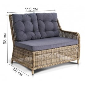 Кресло Bruno (левый модуль)