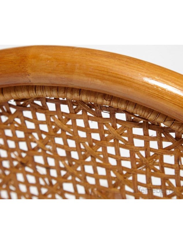 Кресло-качалка Milano/Милано ротанг коньяк