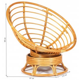 Кресло-качалка Papasan/Папасан W 23/01 B