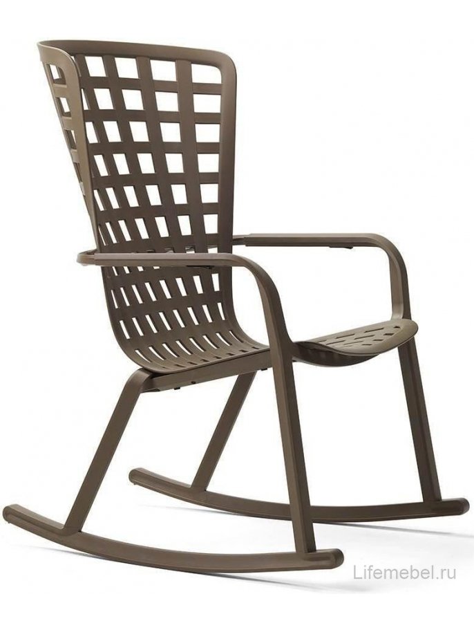 Кресло-качалка 003/4030053/4029853/3630001152 бежевый / табак