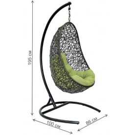 Подвесное кресло Easy Black