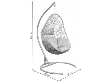 Подвесное кресло Leset Ажур