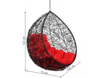Подвесное кресло Tropica Black BS