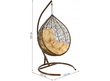 Подвесное кресло Tropica Brown