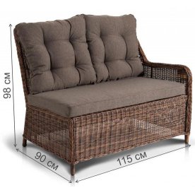 Диван из ротанга Bruno