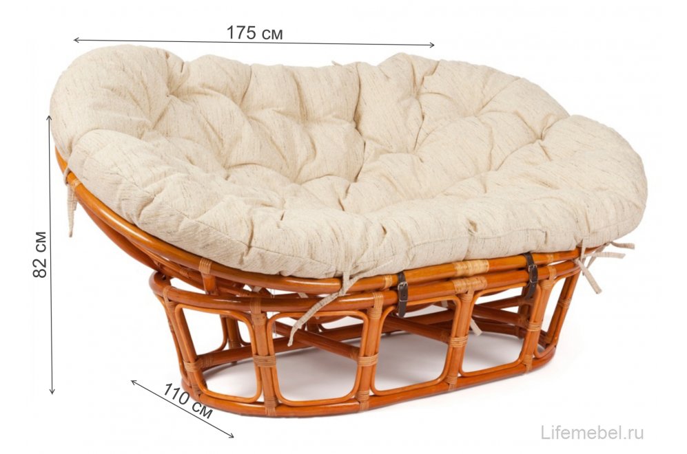 Диван Mamasan 23/02 коньяк