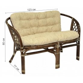 Диван Markos браун