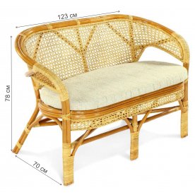 Диван Пеланги 02/15C коньяк