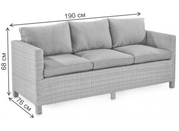 Диван из ротанга S65B