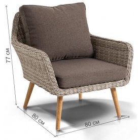Комплект для отдыха из ротанга Энви