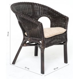 Кресло из ротанга 02/08B