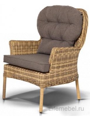 Кресло из ротанга Чейз соломенный