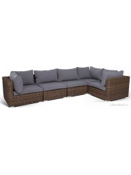 Кресло из ротанга Кайлаш коричневый