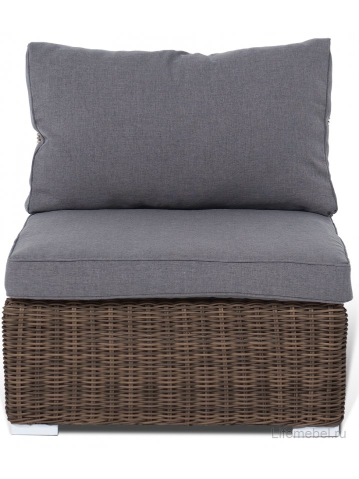 Кресло из ротанга Кайлаш коричневый