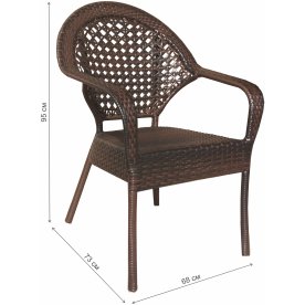 Кресло из ротанга Аликанте