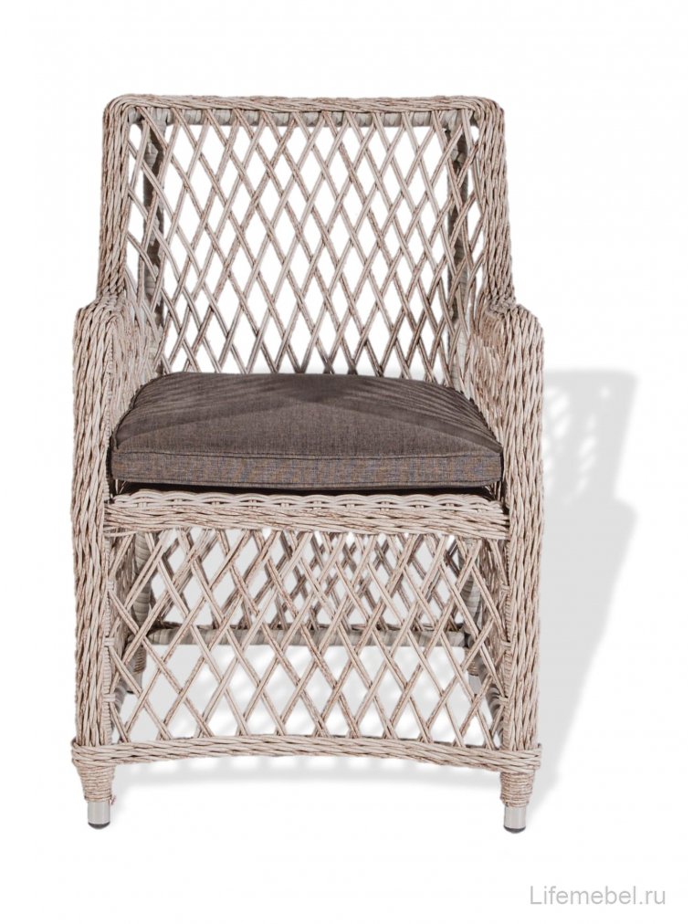 Кресло из ротанга Латте бежевый