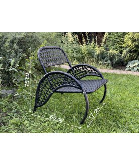 Кресло из ротанга Волна