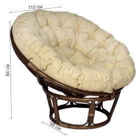 Кресло Papasan 23/01 браун